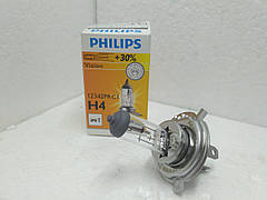 Лампочка 12V  H-4 Philips P43   60/55W  (+30%)