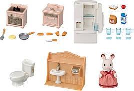 Sylvanian Families Меблі для Уютного будиночка кролик кухня туалет 5449 Calico Critters CC1882