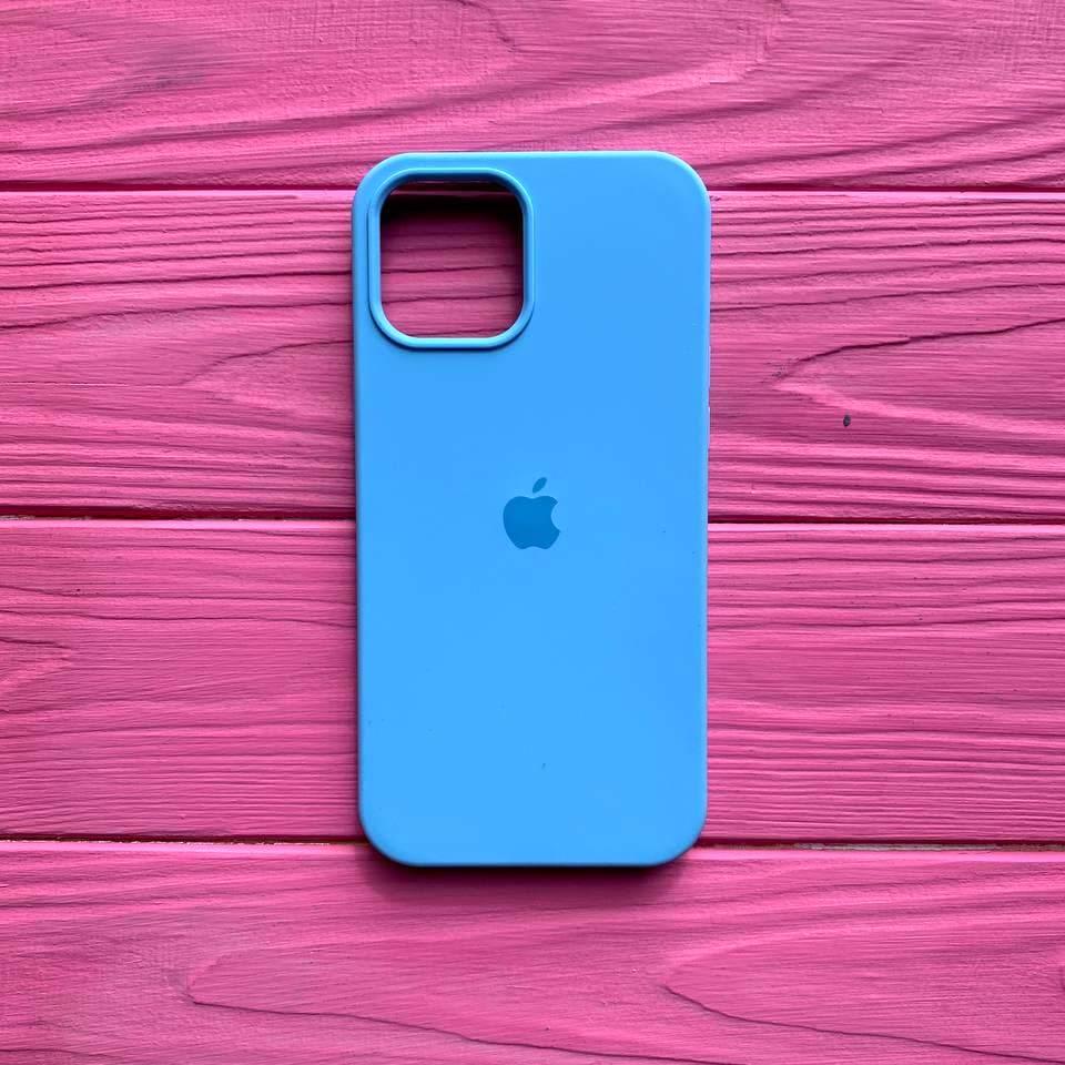 Чохол Silicone Case для Apple iPhone 12 Pro Max Blue Alaska