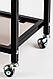 Візки для салонів краси чорна столик майстра R-20 black етажерка для лешмейкера, фото 3