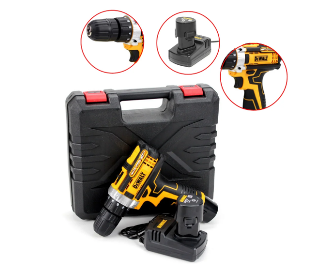 Купить Аккумуляторный шуруповерт DeWALT DCF680G2F (12V 2AH) в кейсе  дрель-шуруповерт Деволт, цена 1152 ₴ — Prom.ua (ID#1419426130)