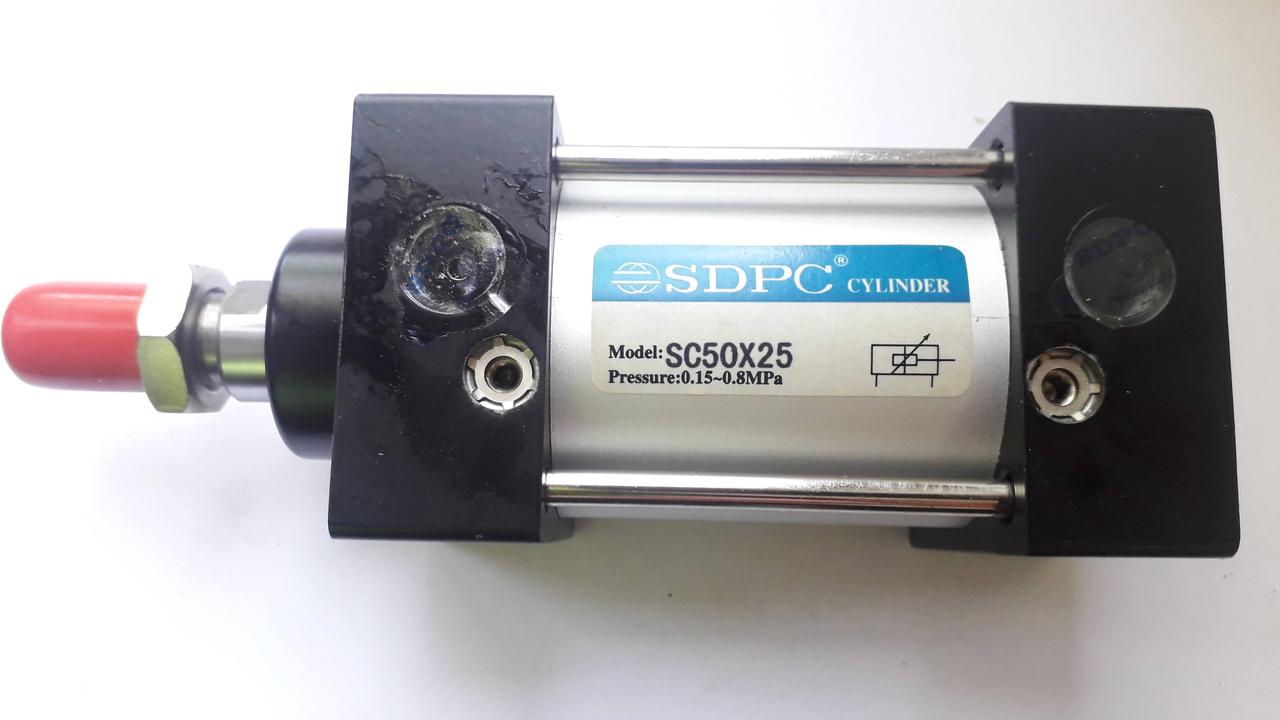 Пневмоциліндр на гільйотину SDPC SC 50 х 25