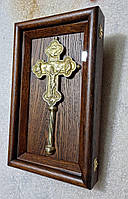 Кіот дубовий для хреста, фото 3