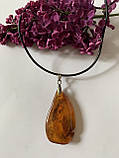 Підвіска (кулон) з натурального бурштину, фото 3