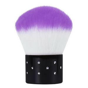 М'яка щітка для видалення пилу кругла, фіолетова