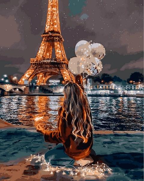 Картини по номерам 40х50 см. Babylon Вечірня Сена (VP 1378)