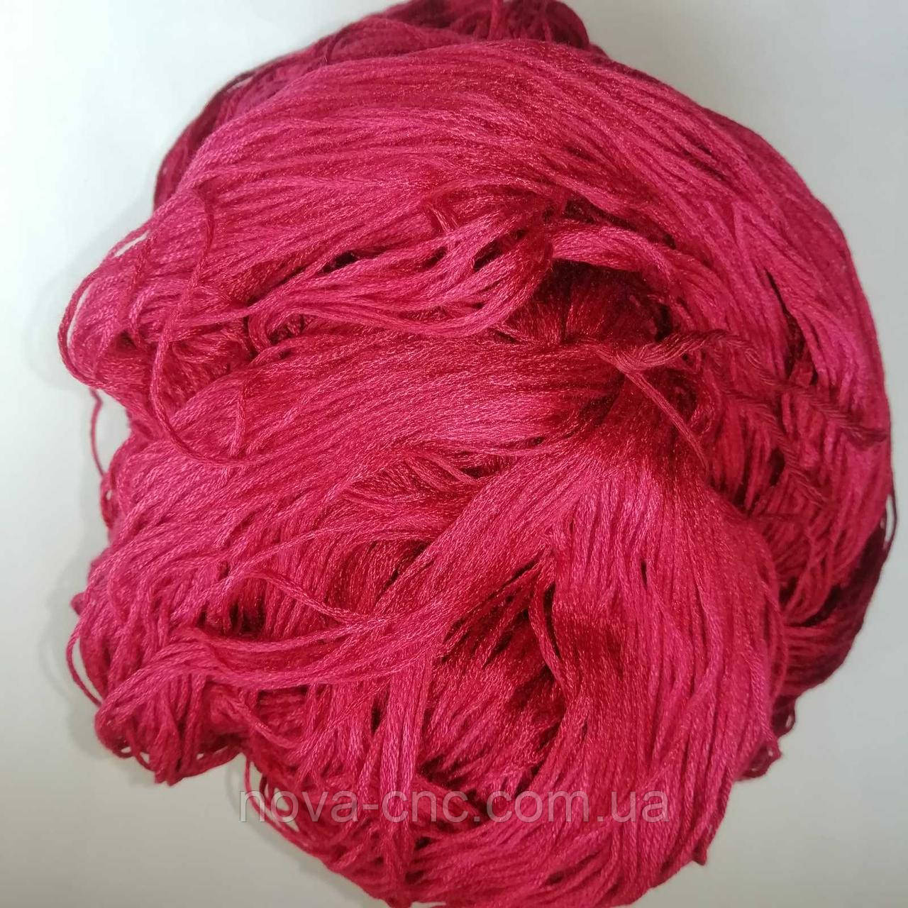 Нитки  Мулине Цвет вишневый упаковка 255г.