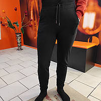 Жіночі спортивні штани двунітка чорні 2XL