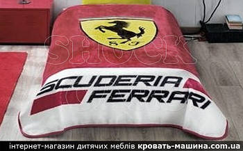 Ковдра Ferrari Феррарі покривало плюш 160х220 ексклюзив Original ліцензія