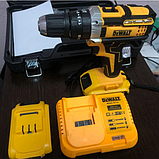 Ударний шурупокрут DeWALT DCD791 (24 V, 6 AH) у кейсі Акумуляторний дриль-шурупокрут з ударом Деволт, фото 10
