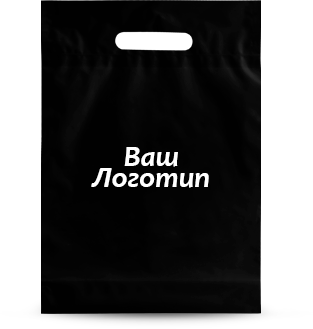Пакет " банан 30х40 (чорний), 30 мкм, 1+0