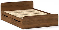 Кровать Виола-140 с 4 ящиками КОМПАНИТ Орех экко (204.2х145.2х67 см)