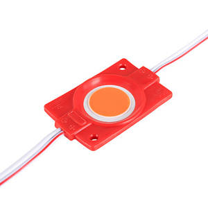 Світлодіодний модуль BRT COB 2.4 W круглий RED, 12В, IP65 червоний