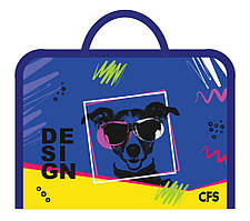 Портфель пластиковый на молнии А3 CoolForSchool, Design