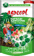 Добрива Agrecol у капсулах для кімнатних листяних рослин 18 капсул 70 г.