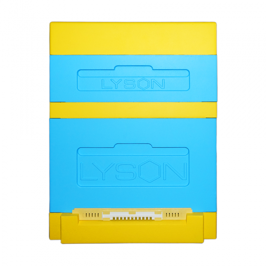 Вулик пінополістирол Дадан на 12 рамок на 1 сім'ю фарбований Lyson W049