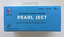 Голки cтоматологічні каpпульні PEARL JECT (100 шт), METRIC (Е 0,4 * 35 мм) блакитні