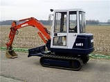 Заднє,бокове скло на міні-екскаватор Kubota KX61-3,триплекс, фото 6