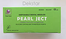 Голки cтоматологічні каpпульні PEARL JECT (100 шт), METRIC (Е 0,3 * 25 мм) зелені