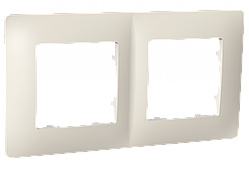 Рамка 2-а CLASSIC PLANK, слон.кістка (арт. PLK1020131)