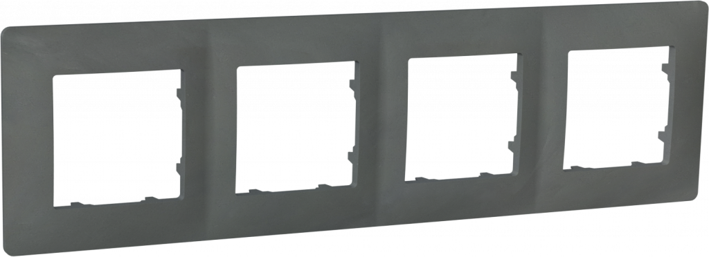 Рамка 4-а CLASSIC PLANK, базальт (арт. PLK1040731), фото 1