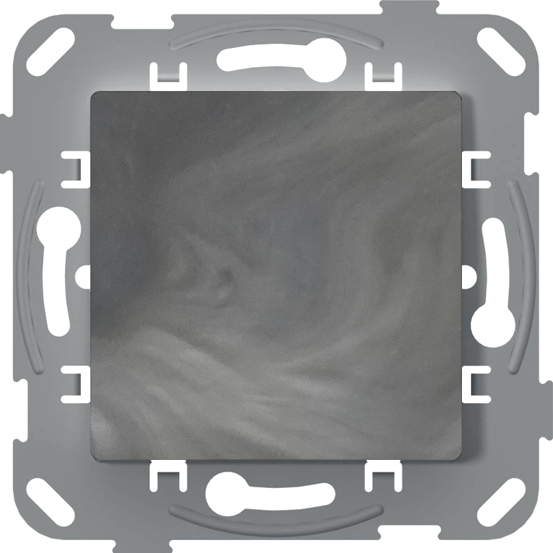 Вимикач 1-кл. PLANK, базальт (арт. PLK0110731), фото 1