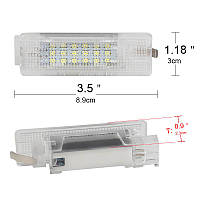 LED подсветка багажника vw golf Jetta Passat Polo Tiguan