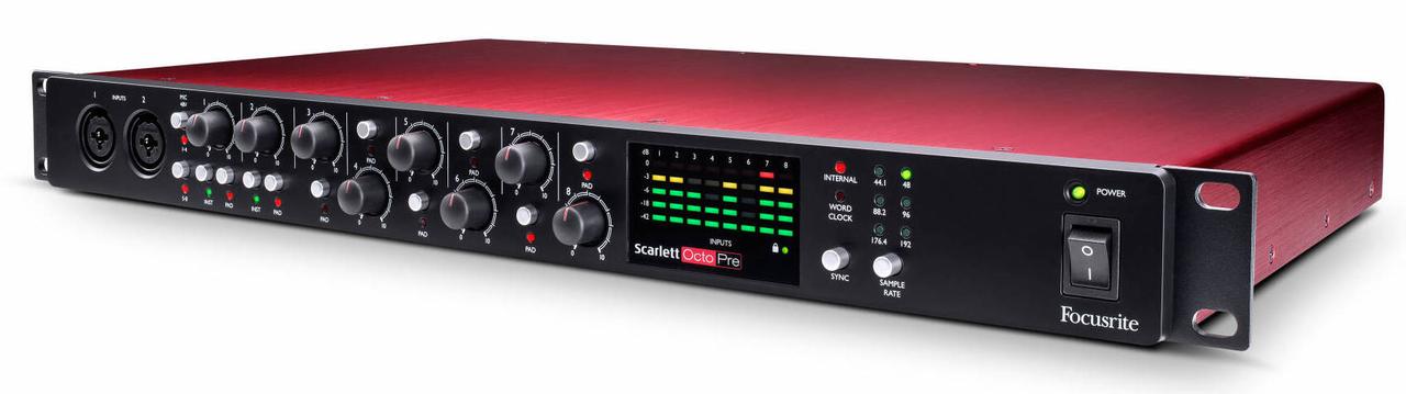 Мікрофонний передпідсилювач Focusrite Scarlett Octopre