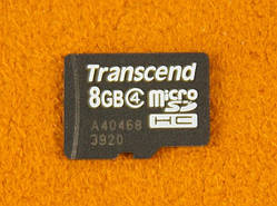 Карта пам'яті Transcend microSD HC 8 Gb