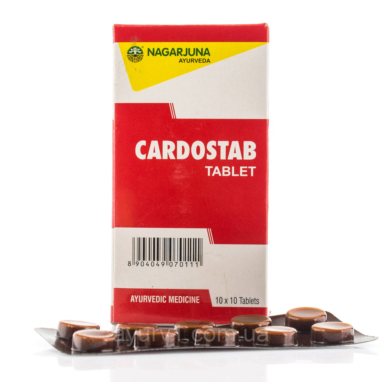 Кардостаб Cardostab tablet знижує тривожність, бореться з депресією Nagarjuna/100 г