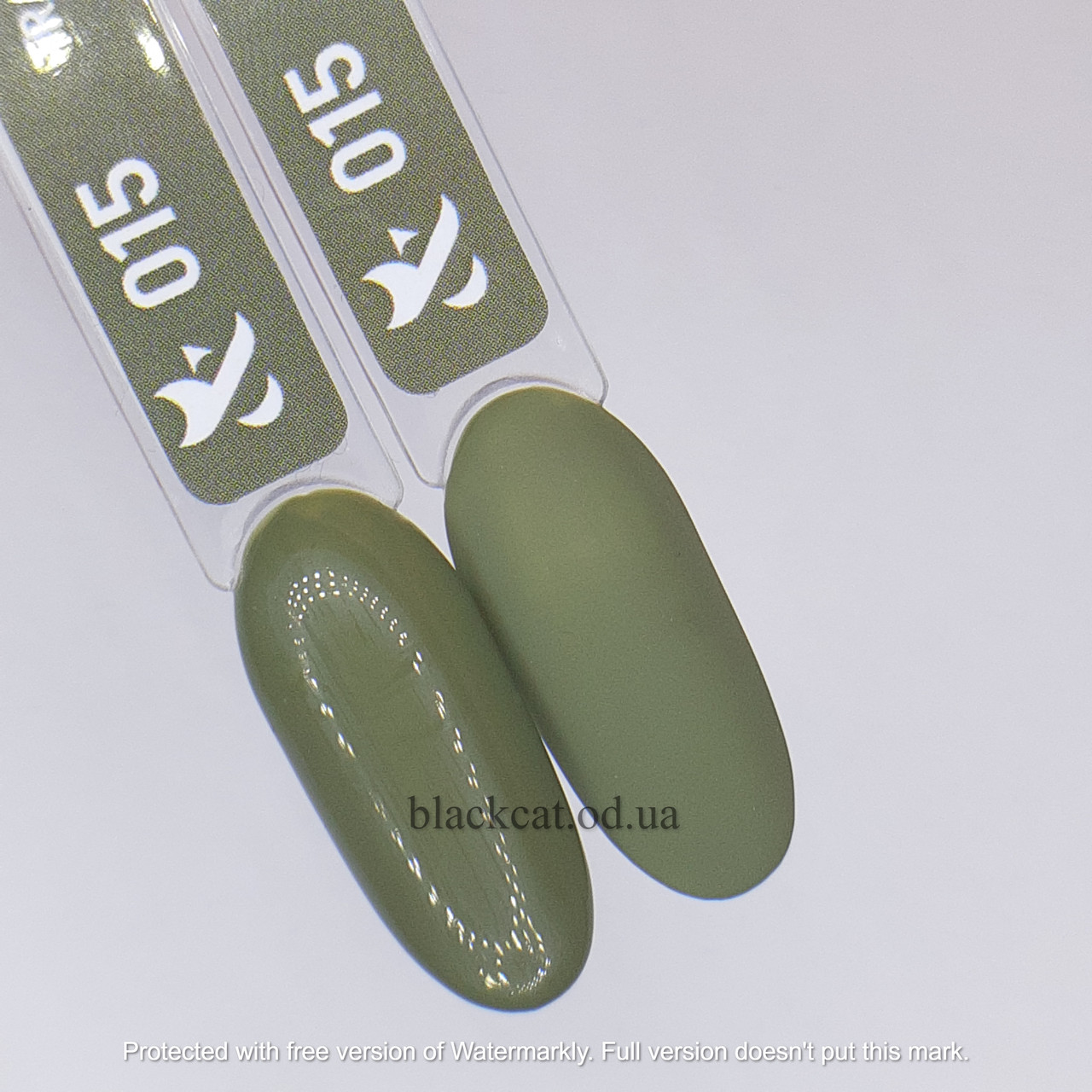 Гель лак оливковый F.O.X gel-polish EUPHORIA, 6ml №604