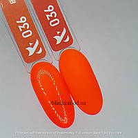 Гель лак F.O.X Spectrum №036 7ml красно-оранжевый