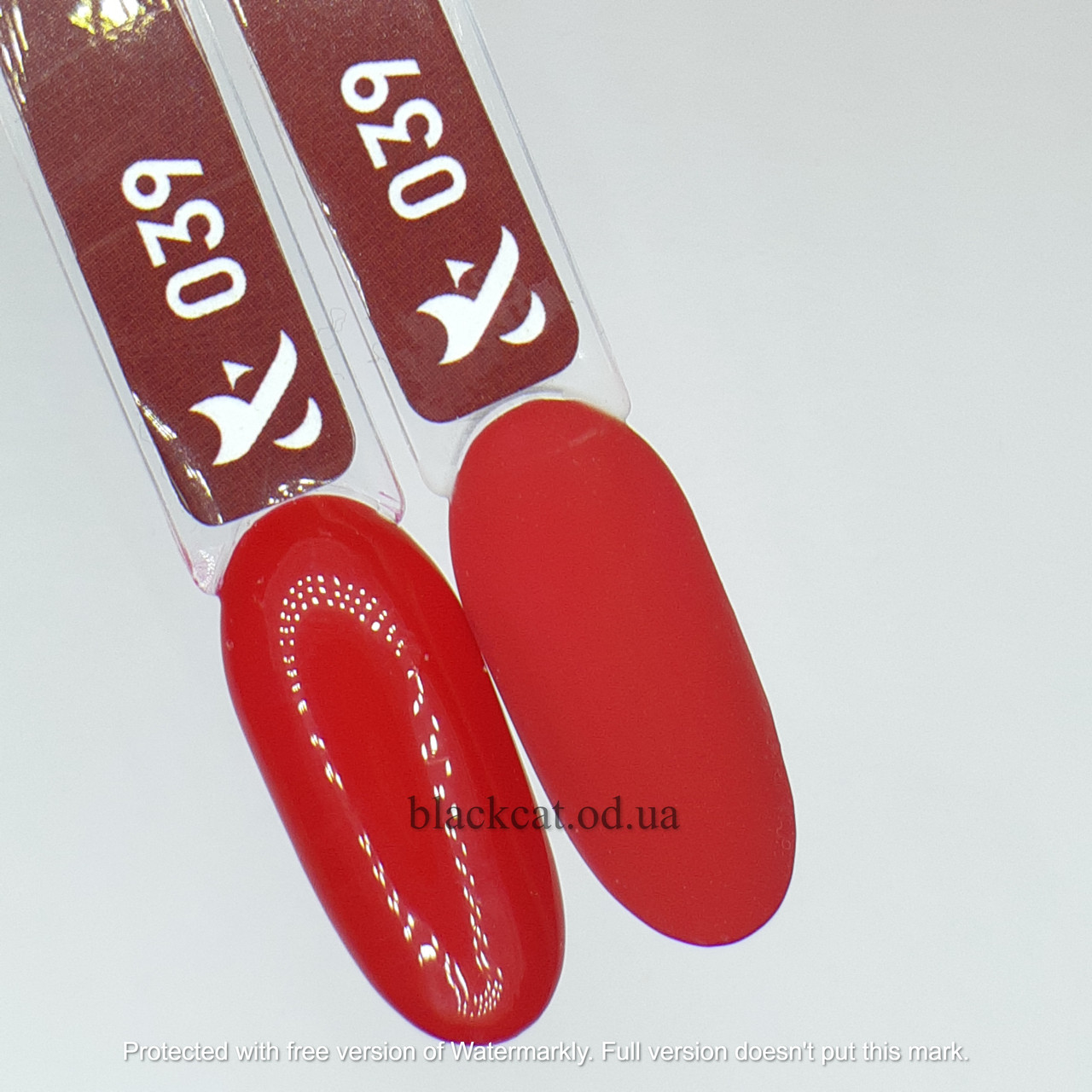 Гель лак красный F.O.X gel-polish gold Pigment, 6ml №301