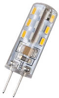 Лампа светодиодная  220v 2.5w G4 силикон АС 3000K LEDEX АКЦІЯ (не підляга гарантійному обміну)