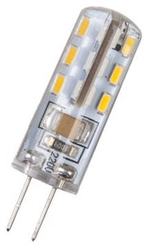 Лампа світлодіодна 220v 2.5 w G4 силікон АС 3000K LEDEX (100448)