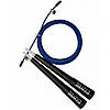 Скакалка швидкісна Power System PS-4033 Crossfit Jump Rope Blue (2,8m.), фото 3