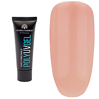 Полігель для нарощування нігтів Global Fashion Poly UV Gel ELN № 03 30 мл