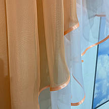 Ламбрекен фіранка 2м Амалія персиковий, фото 3