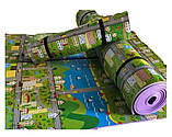 Килимок дитячий «Паряче місто», т. 11 мм, хім зшитий пінополіетилен, 120х400 см. Україна, TERMOIZOL®, фото 4
