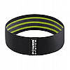 Тканева гумка для фітнесу та спорту Power System PS-4092 Booty Band LVL 2 Black/Green (d_80 см. 12-16кг.), фото 3