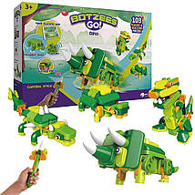 Розвивальний дитячий конструктор Botzees 22002, Dino динозаври іграшка-робота, фото 2