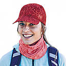Кепка Buff One Size Pack Trek Cap Calyx grenadine, фото 2