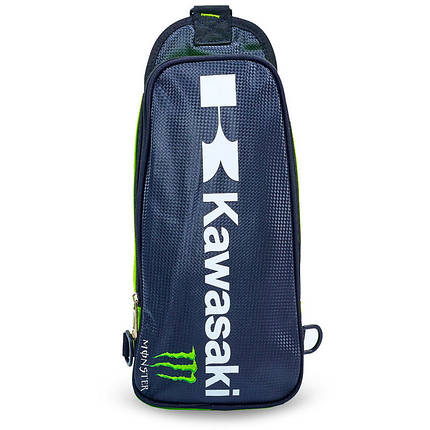 Моторюкзак однолямовий KAWASAKI Zelart MS-5481-7 салатовий-чорний, фото 2