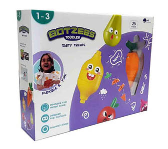Розвивальний дитячий конструктор Botzees ToDDLER — Tasty treats 11001 Ботзі Малюк — смачні частування від 1 року