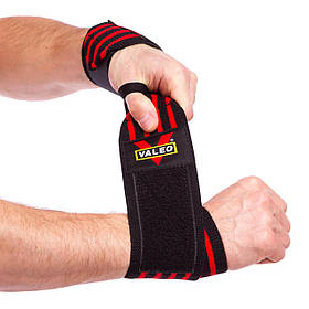 Бинти-пензельи для жиму STRENGTH WRIST WRAPS VALEO TA-4421 2 шт. кольору в асортименті