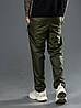 Чоловічі спортивні штани з плащової тканини із сітчастою підкладкою розміри від 50 до 56, фото 2