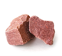 Натуральный камень галтовка крошка Малиновый кварц не обработанный скол 25-35 мм (16 грамм, 2 шт)