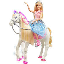 Лялька Барбі і танцюючий кінь Barbie Princess & Horse Mattel GML79