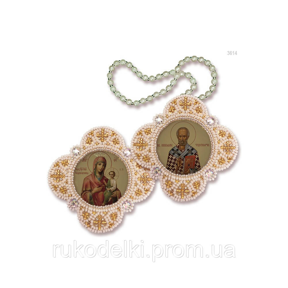 Богородиця Скоропослушниця - Св.Микола Чудотворець Набір для креативного рукоділля Нова Слобода РВ3614