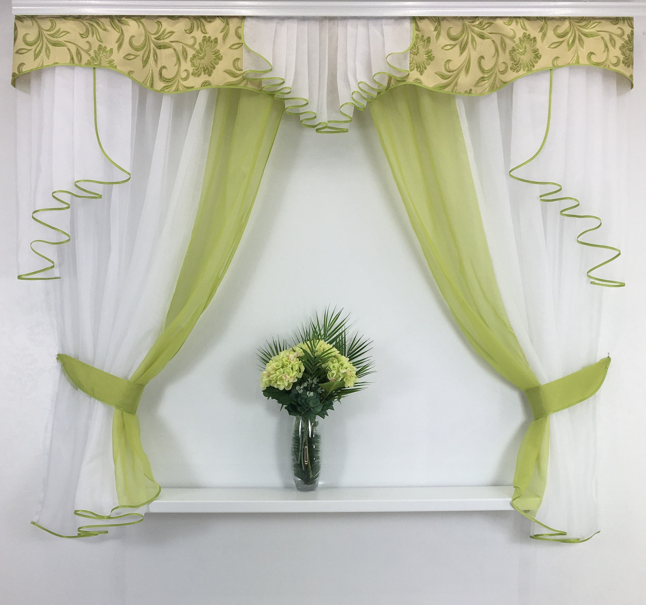 Кухонний набір штор "Сідней" Фісташка